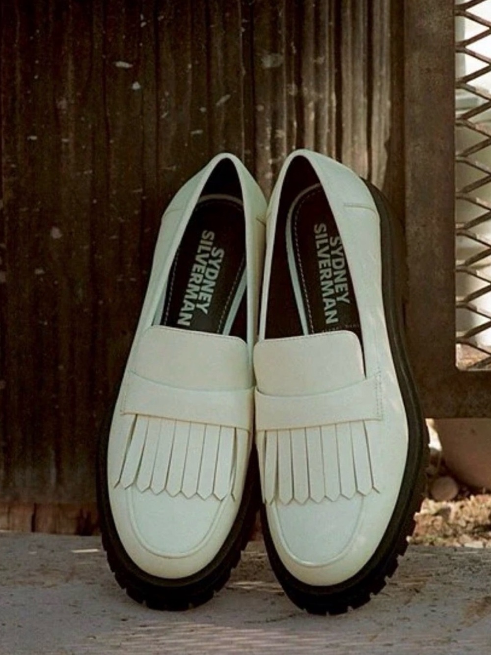 Gianni Bini + Sydney Silverman Allie Leather Kiltie Lug Loafers